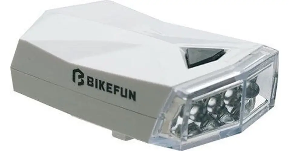 Akció Bikefun Square elemes első lámpa, 4 LED, fehér